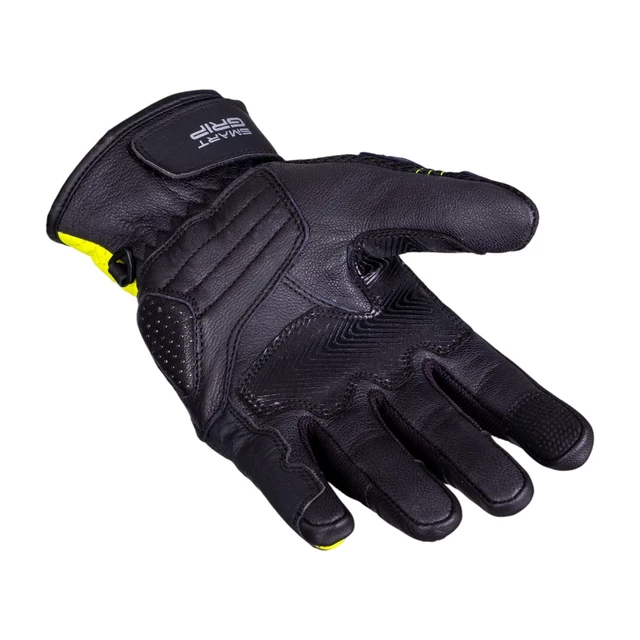 Skórzane rękawice motocyklowe W-TEC Janstur - Czarny-fluo