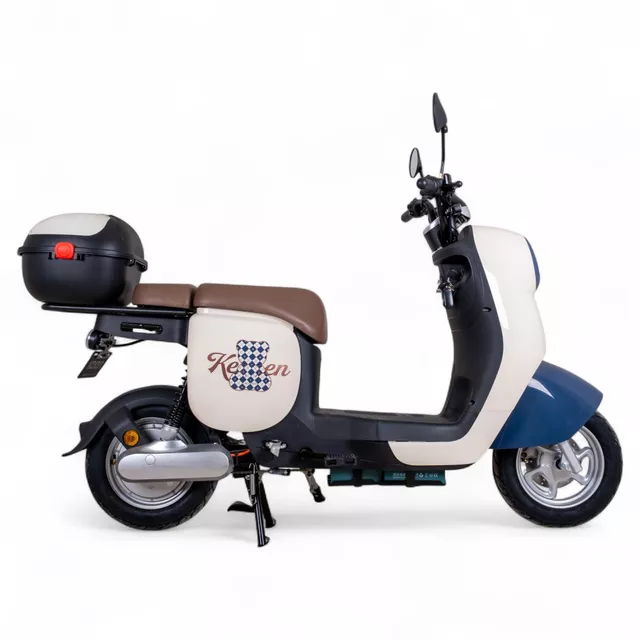 Skuter elektryczny Keren Beike 10" - brązowo-czerwony