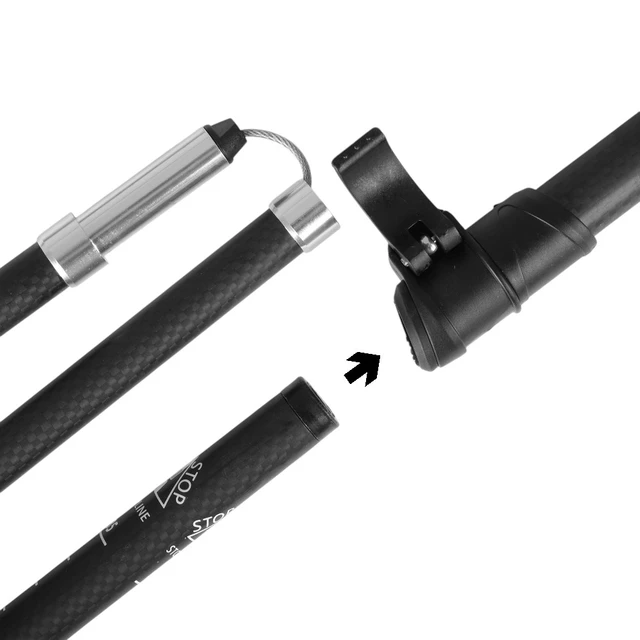 Karbonowe kijki trekkingowe inSPORTline Caretera 5-częściowe