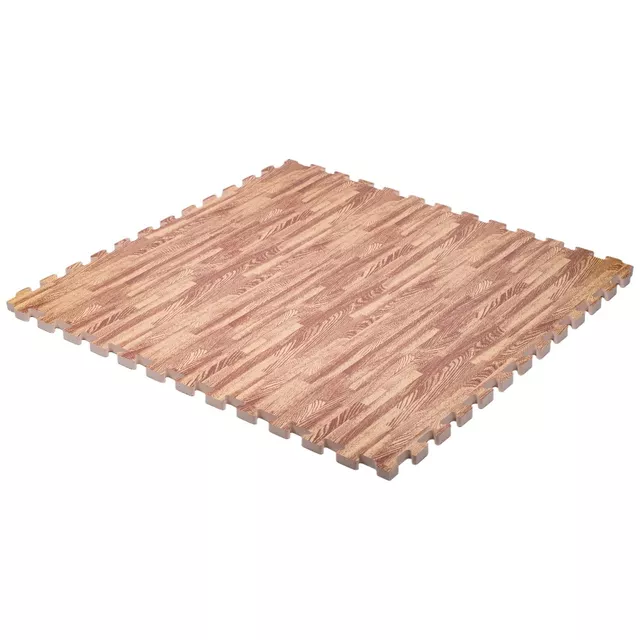 Mata tatami puzzle inSPORTline ZemalPro 100x100 cm ∙ grubość 2 cm ∙ amortyzacja wstrząsów ∙ system łączenia puzzle ∙ ochrona podłogi - motyw trawnika