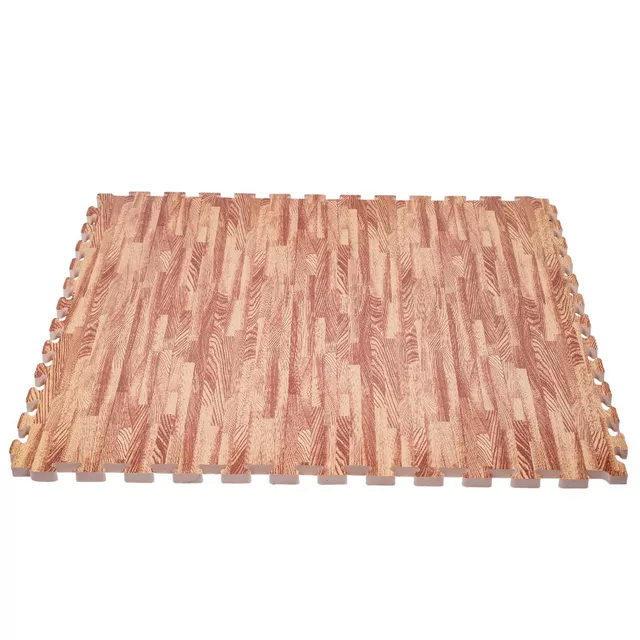 Mata tatami puzzle inSPORTline ZemalPro 100x100 cm ∙ grubość 2 cm ∙ amortyzacja wstrząsów ∙ system łączenia puzzle ∙ ochrona podłogi - motyw trawnika