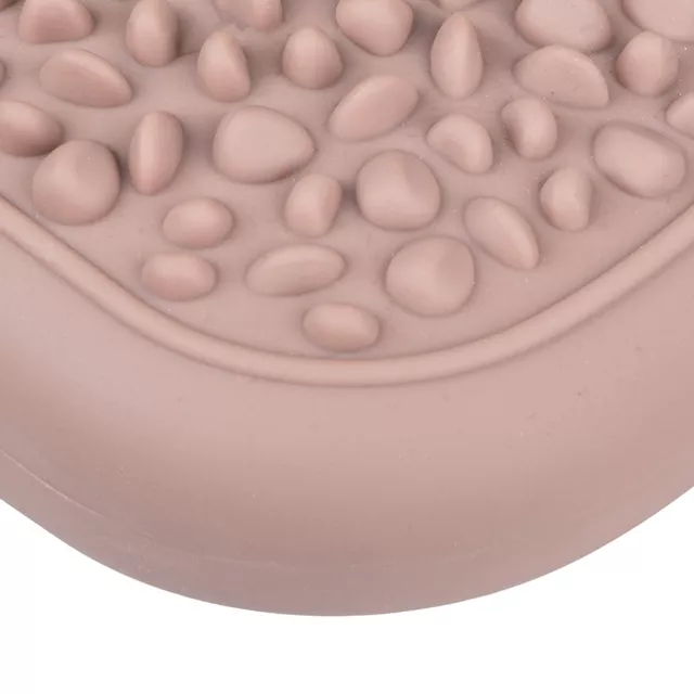 Poduszka balansująca z masażerem inSPORTline Balaxor sensomotoryczna ∙ masaż stóp ∙ nośność 300 kg ∙ wzmacnianie core ∙ wypustki 7 mm - mus mokka