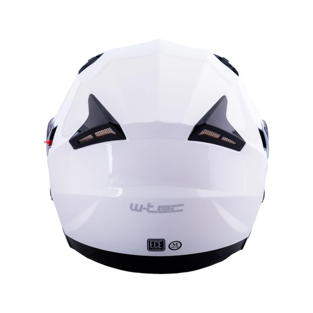 Kask motocyklowy otwarty z blendą W-TEC Putta - czarno-brązowy
