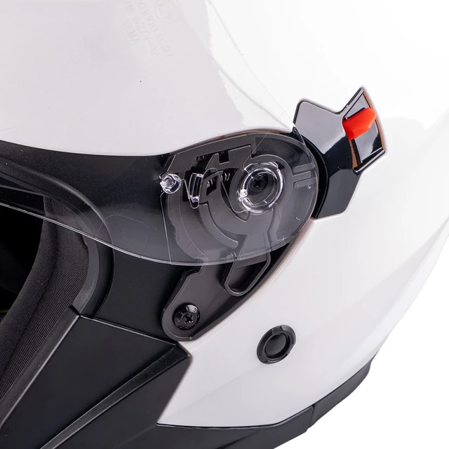 Kask motocyklowy otwarty z blendą W-TEC Putta - czarno-brązowy