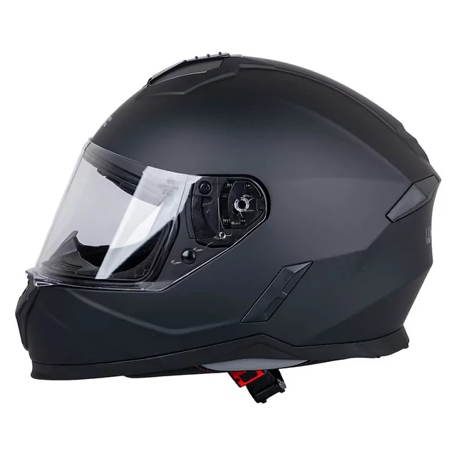 Kask integralny dziecięcy W-TEC Basmeck ∙ homologacja ∙ ABS ∙ zamykana wentylacja ∙ wyjmowana wyściółka ∙ zapięcie mikrometryczne