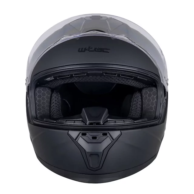 Kask integralny dziecięcy W-TEC Basmeck ∙ homologacja ∙ ABS ∙ zamykana wentylacja ∙ wyjmowana wyściółka ∙ zapięcie mikrometryczne