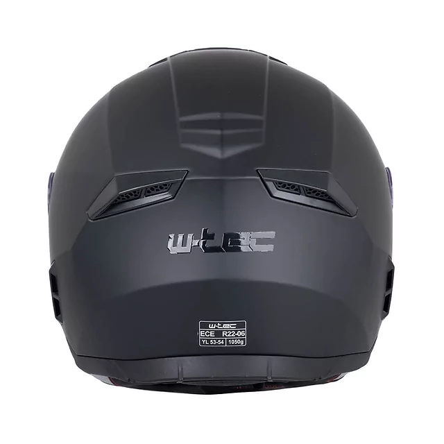 Kask integralny dziecięcy W-TEC Basmeck ∙ homologacja ∙ ABS ∙ zamykana wentylacja ∙ wyjmowana wyściółka ∙ zapięcie mikrometryczne
