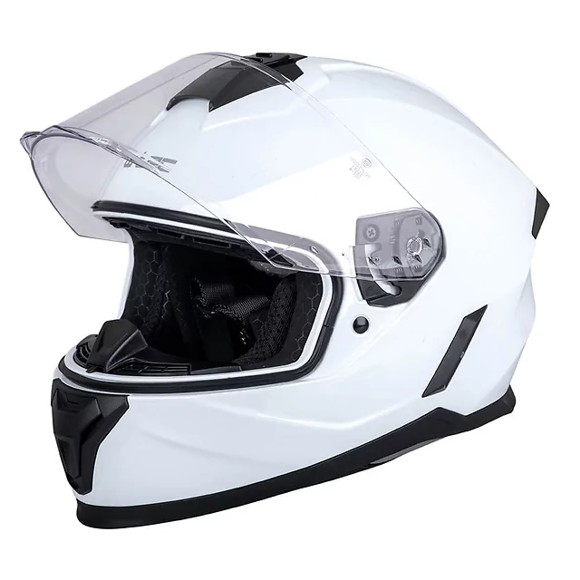 Kask integralny dziecięcy W-TEC Basmeck ∙ homologacja ∙ ABS ∙ zamykana wentylacja ∙ wyjmowana wyściółka ∙ zapięcie mikrometryczne