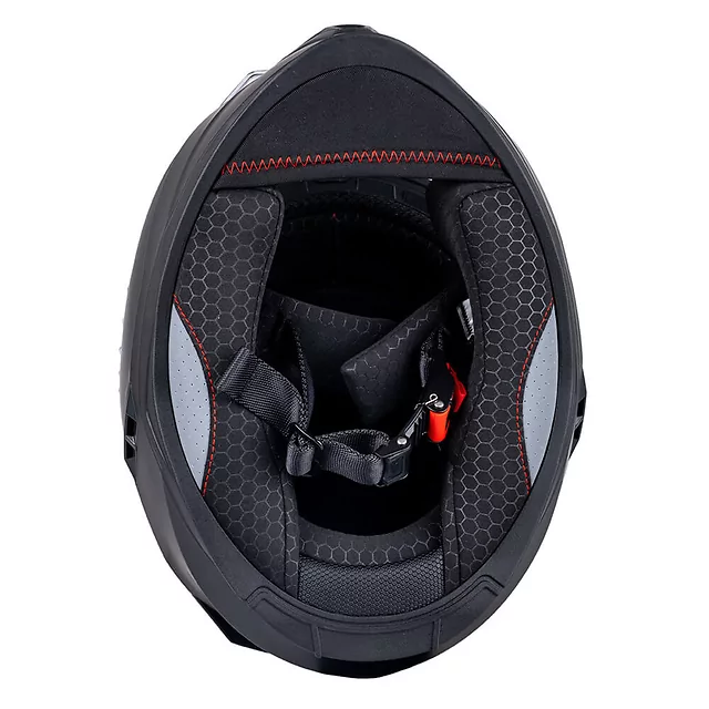 Kask integralny dziecięcy W-TEC Basmeck ∙ homologacja ∙ ABS ∙ zamykana wentylacja ∙ wyjmowana wyściółka ∙ zapięcie mikrometryczne