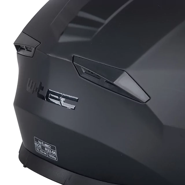 Kask integralny dziecięcy W-TEC Basmeck ∙ homologacja ∙ ABS ∙ zamykana wentylacja ∙ wyjmowana wyściółka ∙ zapięcie mikrometryczne