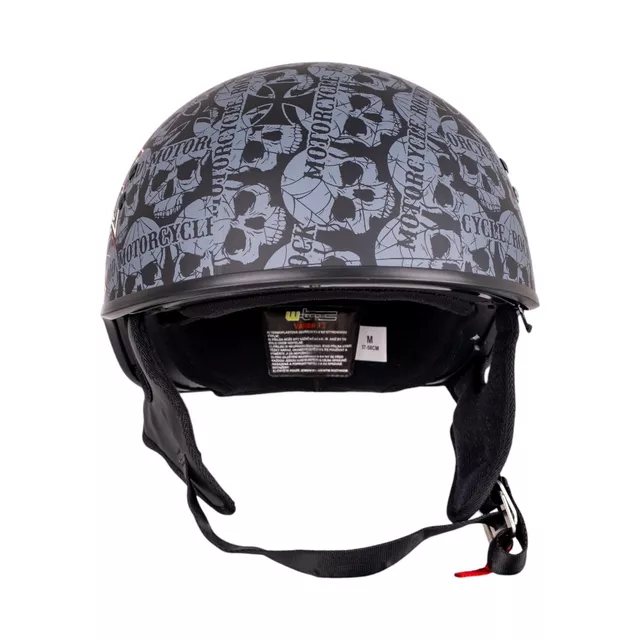Kask motocyklowy otwarty W-TEC Black Heart V535 Cross Skull