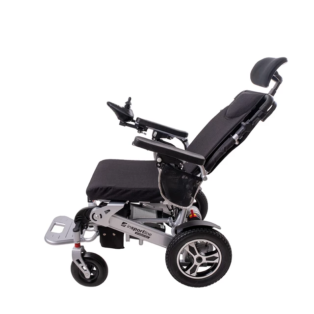 Elektryczny wózek inwalidzki inSPORTline Hawkie Evo II z regulowanym oparciem 700W - Zielony