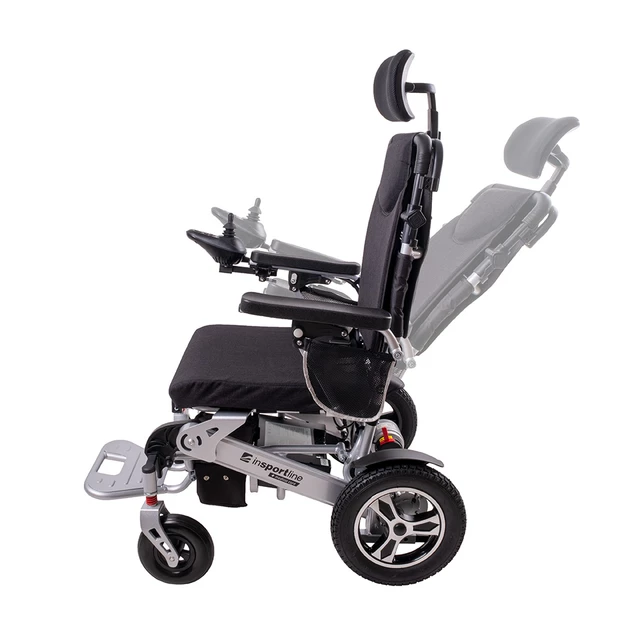 Elektryczny wózek inwalidzki inSPORTline Hawkie Evo II z regulowanym oparciem 700W - Zielony