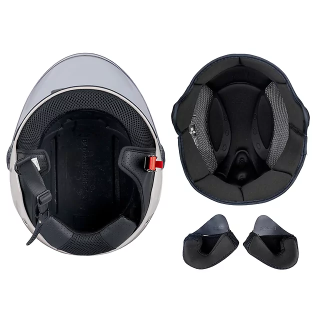 Kask motocyklowy otwarty W-TEC Bareiro Bufalo ∙ homologacja ∙ zapięcie mikrometryczne ∙ przygotowany pod interkom