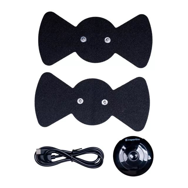 Elektrostymulator mięśni inSPORTline Elefit ∙ TENS/EMS ∙ 12 programów ∙ 20 poziomów intensywności ∙ bezprzewodowy ∙ aplikacja mobilna