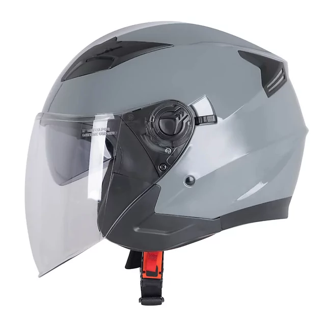 Kask motocyklowy otwarty W-TEC Barcela Nardo ∙ homologacja ∙ wizjer anti-scratch ∙ blenda przeciwsłoneczna ∙ wyjmowana wyściółka
