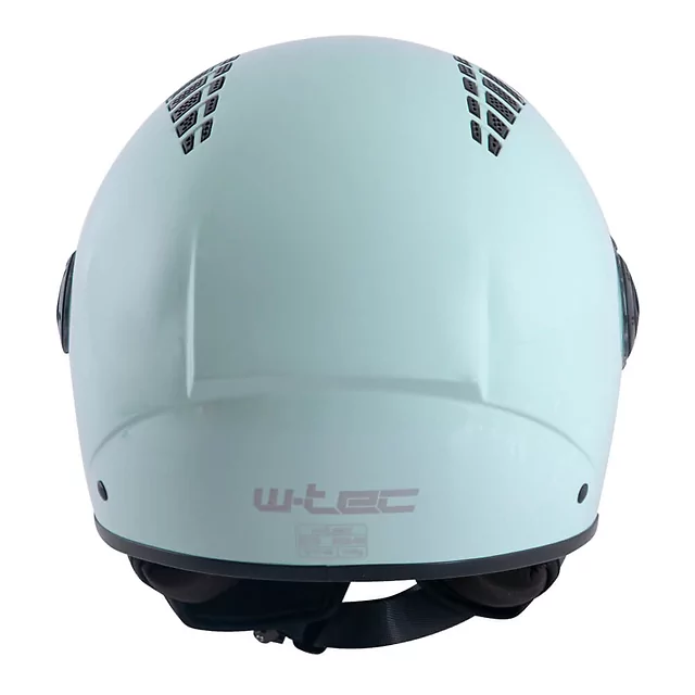 Kask motocyklowy otwarty W-TEC Baraldo Menta ∙ homologacja ∙ wizjer podnoszony ∙ wentylacja ∙ wyściółka zdejmowana