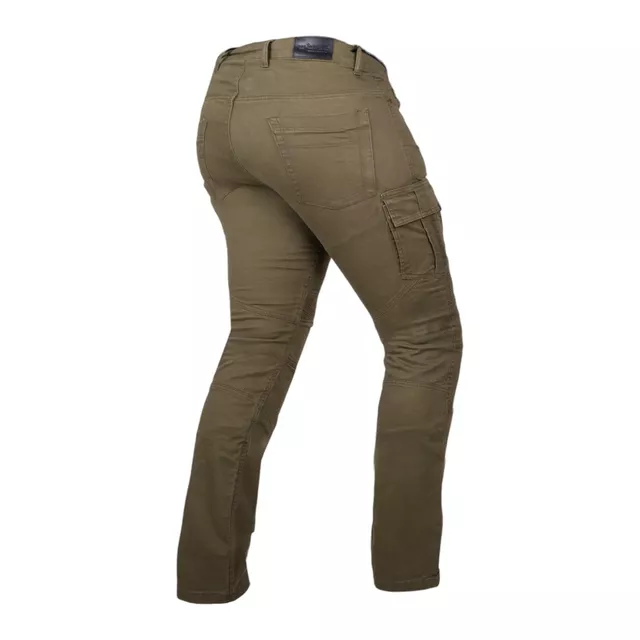 Spodnie motocyklowe męskie jeansy W-TEC Wallbridge Olive - Oliwkowa zieleń