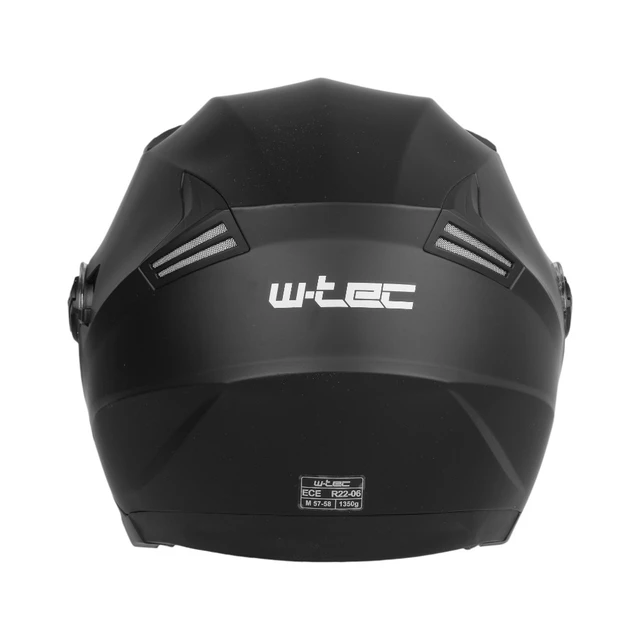 Kask motocyklowy otwarty W-TEC Barcela - Biały błyszczący
