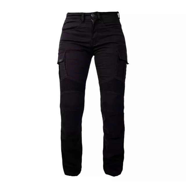 Damskie spodnie jeansy motocyklowe W-TEC Komehana - Czarny