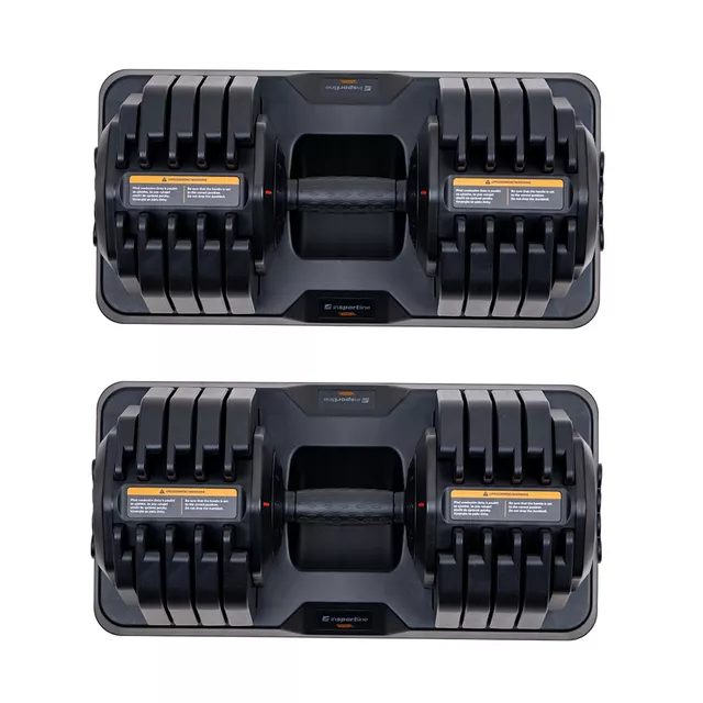 Zestaw hantli regulowanych inSPORTline DuraBell® 2x 5-41 kg