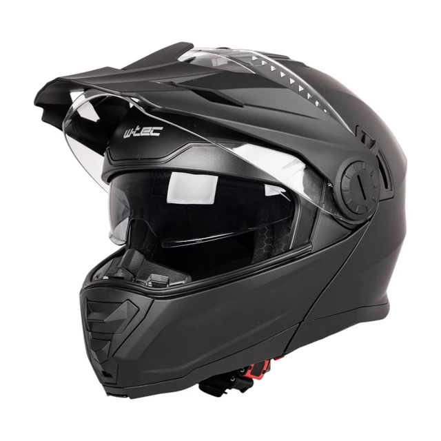 Kask motocyklowy enduro Flip-Up W-TEC Biscaia P/J - Matt.czarny