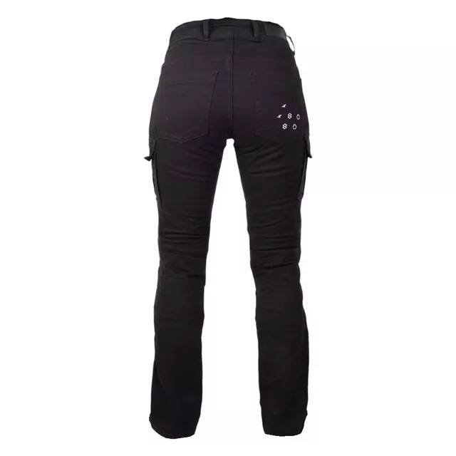 Damskie spodnie jeansy motocyklowe W-TEC Komehana - Czarny