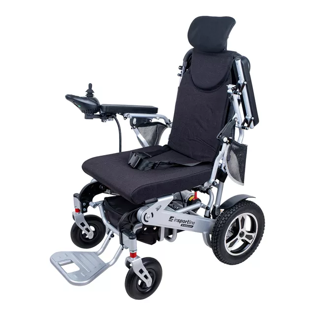 Elektryczny wózek inwalidzki inSPORTline Hawkie Evo II z regulowanym oparciem 700W - Zielony