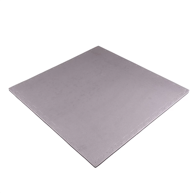 Mata Puzzle tatami podkładka do ćwiczeń inSPORTline Sazegul 100x100x2 cm - szaro-czarny, wzór 5 pasków