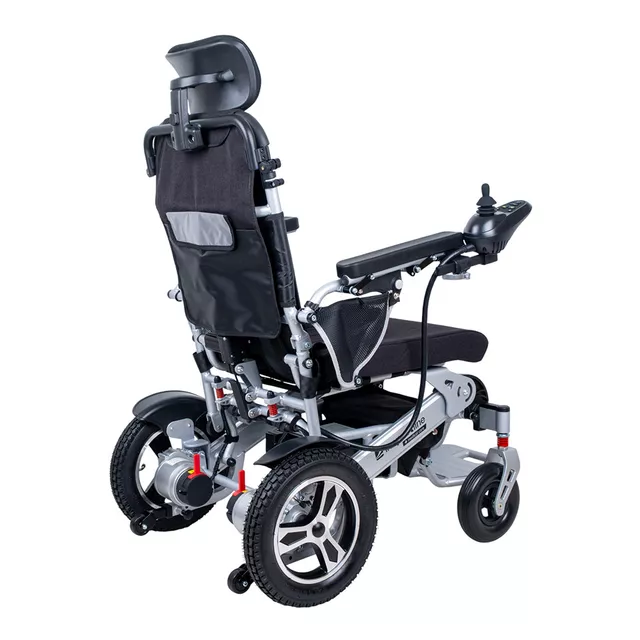 Elektryczny wózek inwalidzki inSPORTline Hawkie Evo II z regulowanym oparciem 700W - Zielony