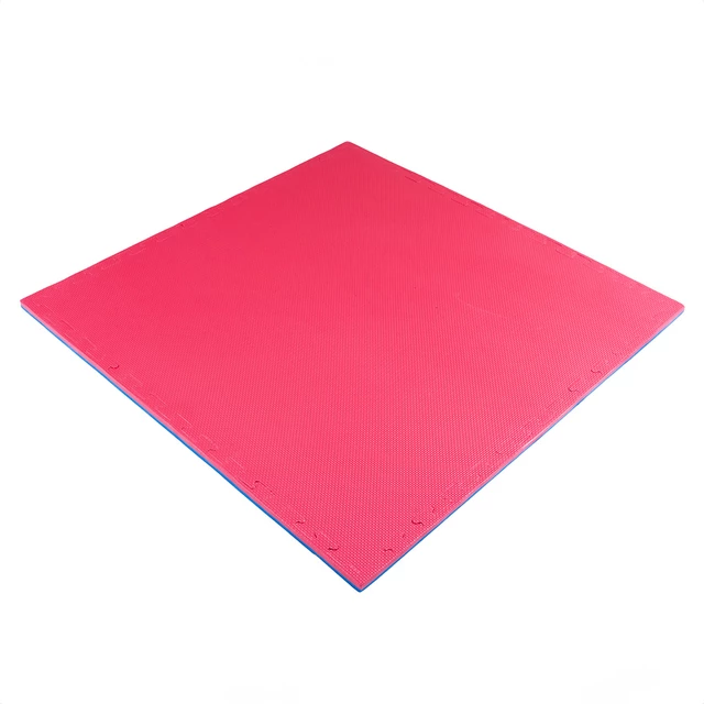 Mata Puzzle tatami podkładka do ćwiczeń inSPORTline Sazegul 100x100x2 cm - szaro-czarny, wzór 5 pasków