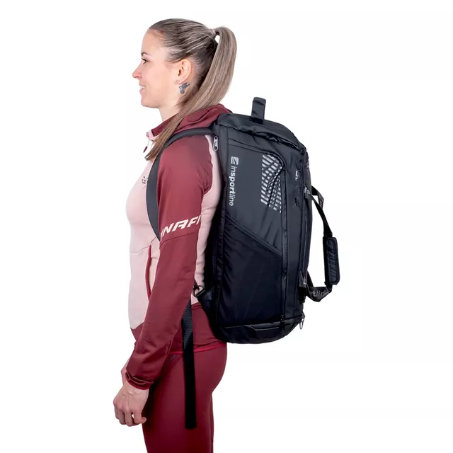 Wielofunkcyjna torba sportowa inSPORTline Cavesso 35L ∙ wodoodporna ∙ 2w1 z funkcją plecaka ∙ komora na laptopa ∙ oddzielna na buty ∙ zamek szyfrowy
