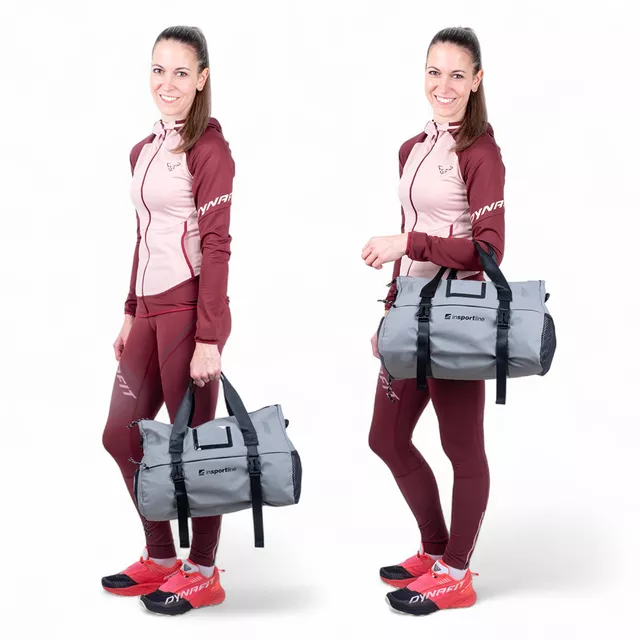 Torba sportowa inSPORTline Felicitta ∙ 25 l ∙ wodoodporny materiał ∙ przegroda na buty ∙ kieszeń na mokre rzeczy ∙ pasek na matę ∙ lekka 520 g