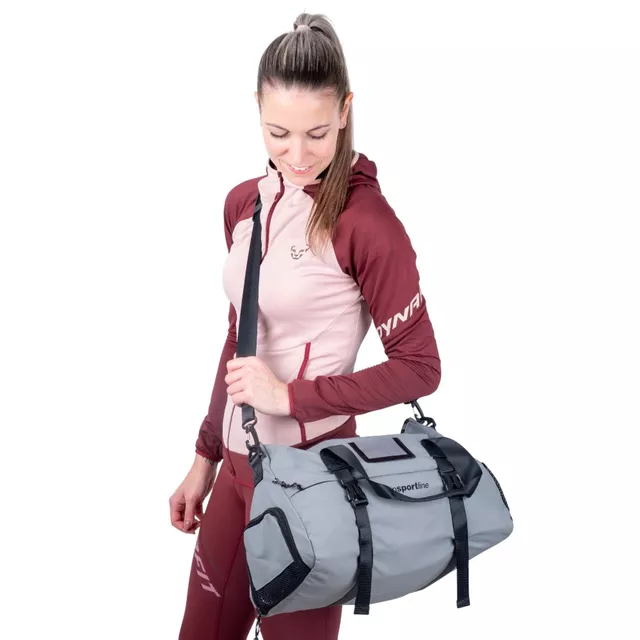 Torba sportowa inSPORTline Felicitta ∙ 25 l ∙ wodoodporny materiał ∙ przegroda na buty ∙ kieszeń na mokre rzeczy ∙ pasek na matę ∙ lekka 520 g