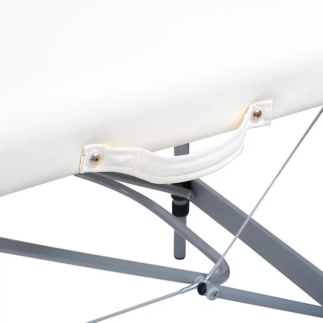 Stół do masażu inSPORTline Morrani ∙ 2-częściowy aluminiowy ∙ nośność 250 kg ∙ waga 15 kg ∙ regulowana wysokość ∙ torba transportowa