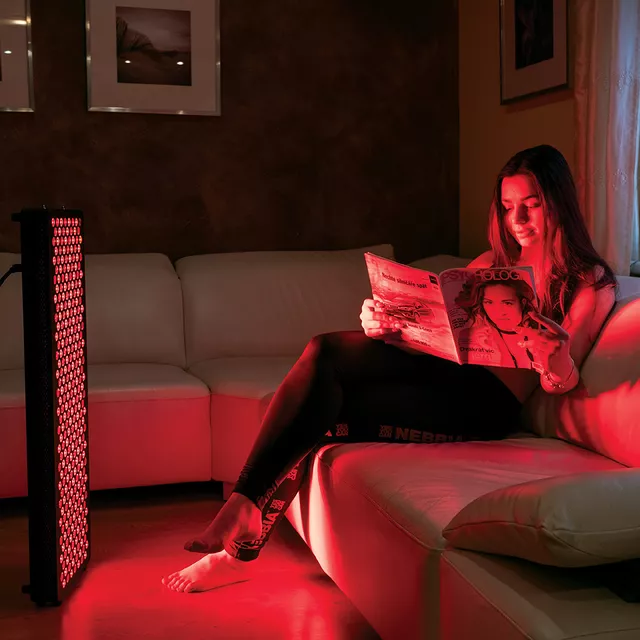Panel podczerwieni LED lampa terapeutyczna na podczerwień inSPORTline Flabor - 120 LED