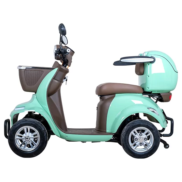 Skuter elektryczny czterokołowy W-TEC Lubica II - Zielony