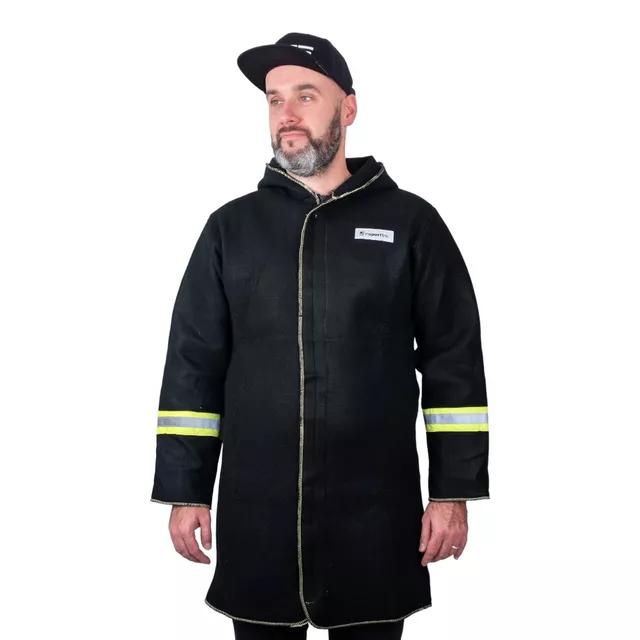 Kombinezon ognioodporny inSPORTline Sufipro ∙ do 800°C ∙ kaptur ∙ odblaskowe detale ∙ uniwersalny rozmiar