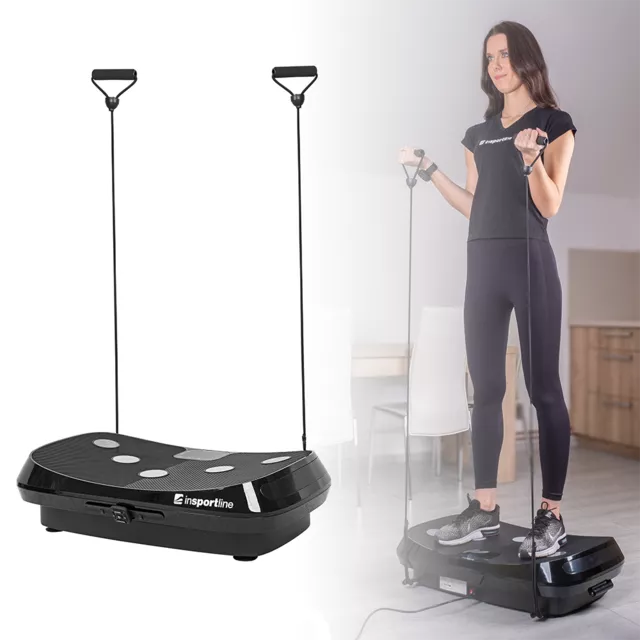 Solidna platforma wibracyjna z linkami inSPORTline Julisa 3 silniki