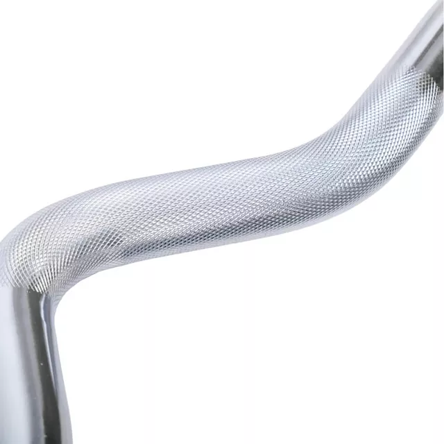 Gryf łamany inSPORTline Combinatore ∙ do bicepsów i tricepsów ∙ antypoślizgowy chwyt ∙ 123 cm / 30 mm ∙ zaciski zabezpieczające