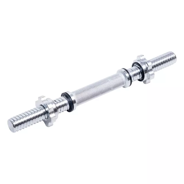 Gryf krótki inSPORTline Tufor ∙ 30 mm ∙ gwintowany ∙ nośność 100 kg ∙ z zaciskami