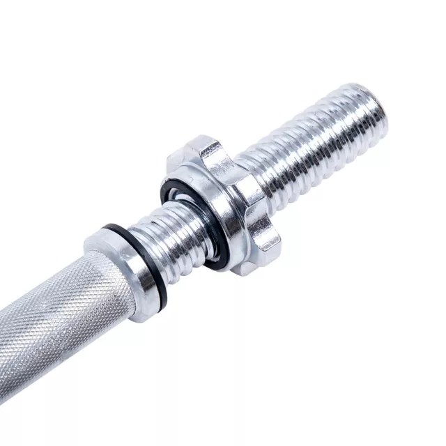 Gryf krótki inSPORTline Tufor ∙ 30 mm ∙ gwintowany ∙ nośność 100 kg ∙ z zaciskami