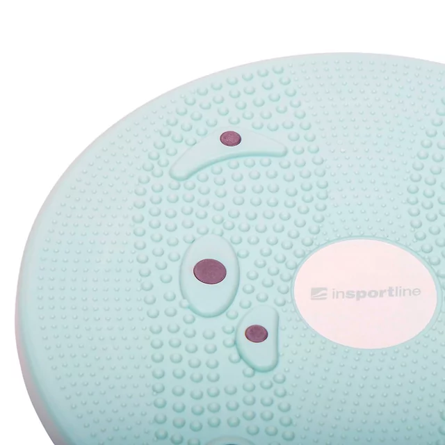 Twister z magnesami inSPORTline Magnetic ∙ obrotowy ∙ pomarańczowy ∙ Ø25 cm ∙ waga 0,54 kg ∙ max 100 kg ∙ punkty masujące