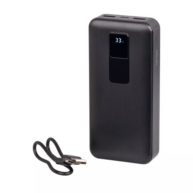 Powerbank PD QC z USB-C i wyświetlaczem inSPORTline PowerTwenty 20000 mAh
