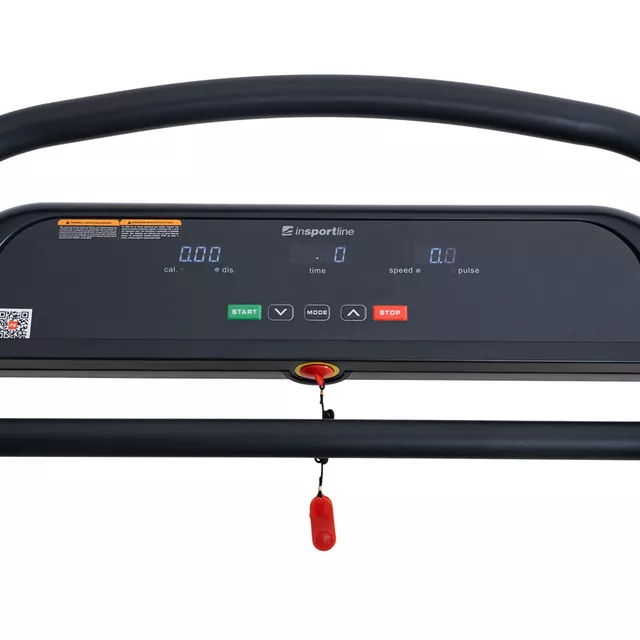 Bieżnia rehabilitacyjna z poręczami do chodzenia inSPORTline Avolin z poręczami ∙ Bluetooth ∙ aplikacje ∙ prędkość 0,3-8 km/h ∙ nośność 150 kg