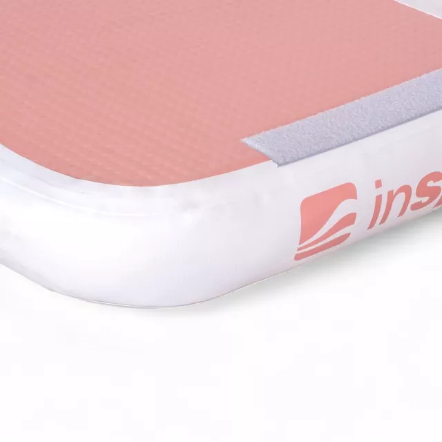 Ścieżka akrobatyczna do ćwiczeń Airtrack inSPORTline Airstunt 400x100x10 cm pink