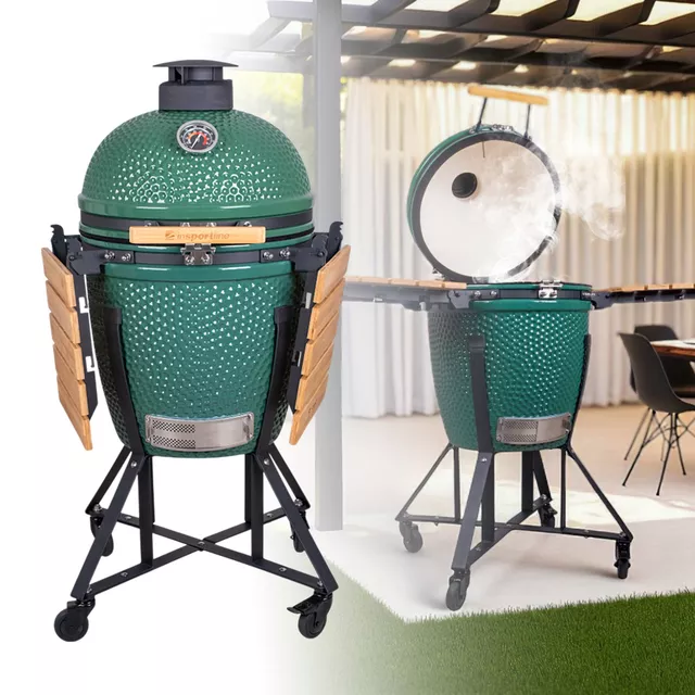 Ceramiczny grill ogrodowy inSPORTline kamado Pasionato 20"