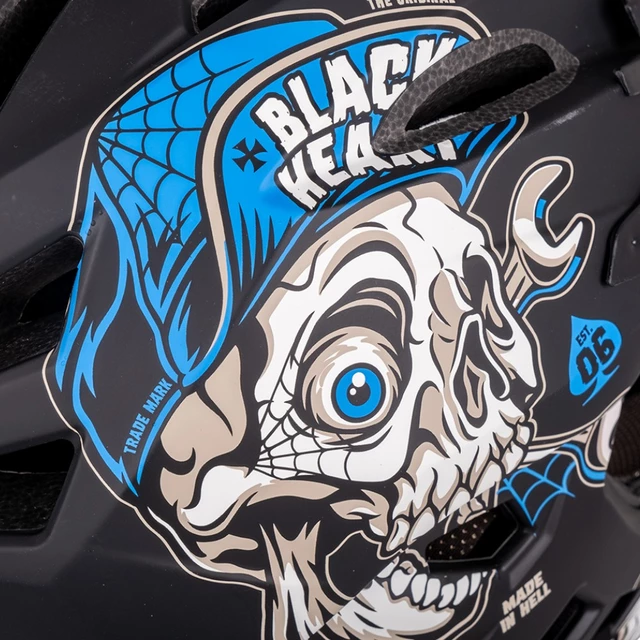 Kask Downhill na rower motor enduro zjazdowy W-TEC Delgada - Freestylowy błękit