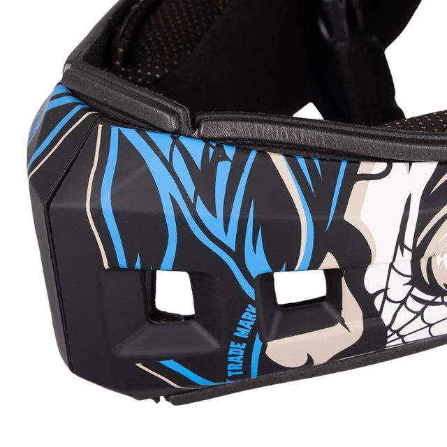 Kask Downhill na rower motor enduro zjazdowy W-TEC Delgada - Freestylowy błękit