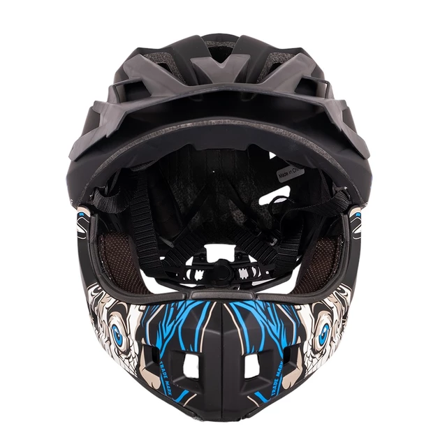 Kask Downhill na rower motor enduro zjazdowy W-TEC Delgada - Freestylowy błękit